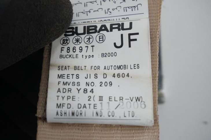 Subaru Forester II Sg 2.5tb Komplet Pasów Bezpieczeństwa Tył F8697t F8699t F8699b - Image 5