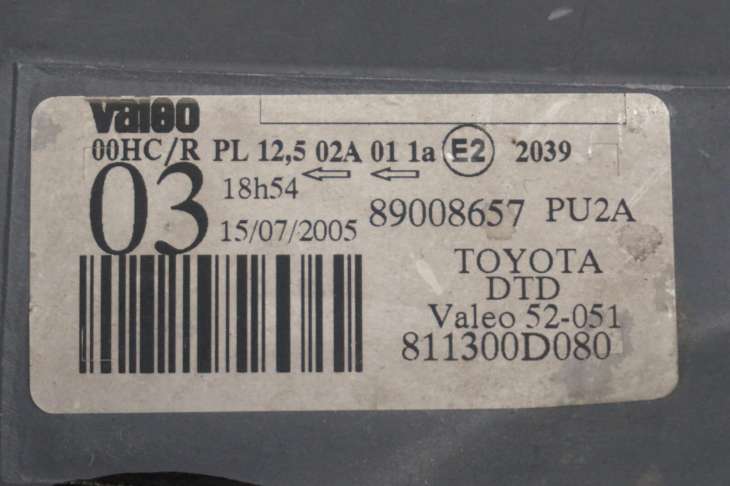 Toyota Yaris I Lift Lampa Prawa Przednia Europa 811300d080 - Image 6