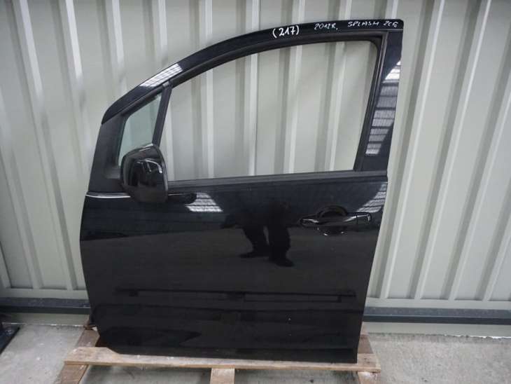 Suzuki Splash 2008-2014R Drzwi Lewe Przedni Zce Czarne Lusterko Szyba 68002-51K00