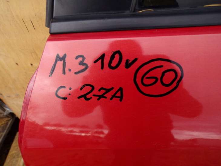Mazda 3 Bl 2010r Drzwi Lewe Tylne Kod Lakieru 27a Szyba Nr.60