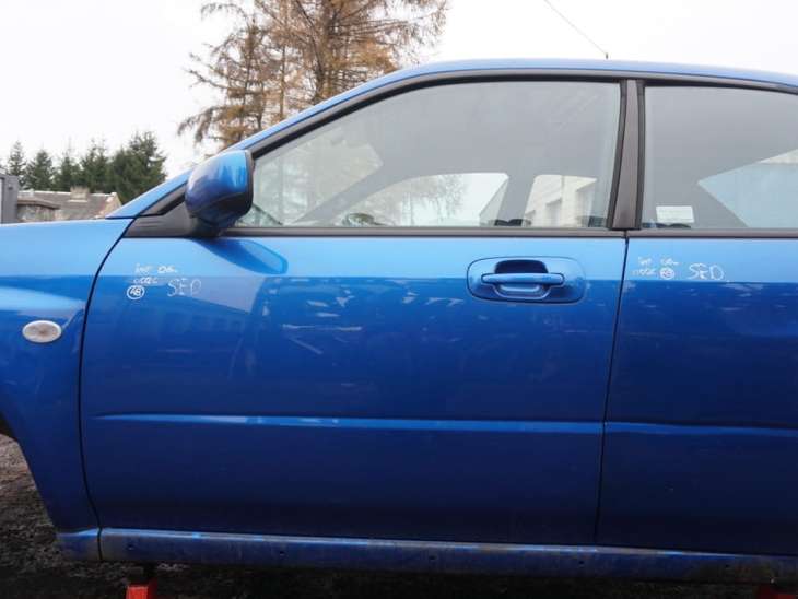 Subaru Impreza Gg Gd Drzwi Lewe Przednie 02c Niebieskie
