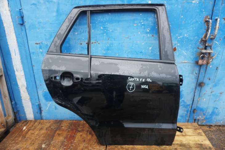 Hyundai Santa Fe II Lift Drzwi Prawe Tylne Nka Czarny