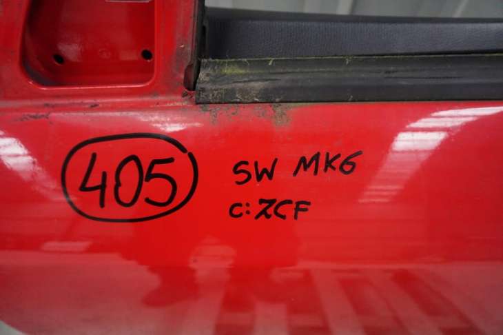 Suzuki Swift Mk6 III Drzwi Lewe Przednie Zcf Czerwone Szyba Nr.405 - Image 2