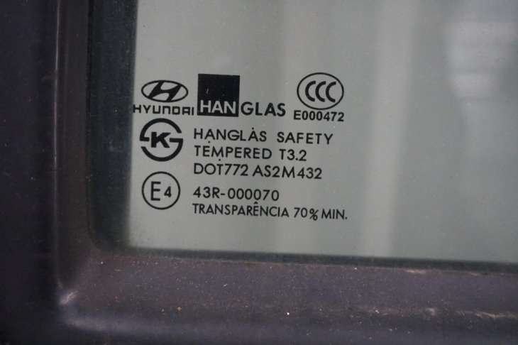 Hyundai Getz Drzwi Prawe Tylne Szare Szyba Nr.204 - Image 10