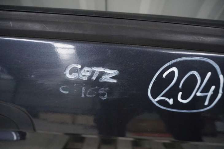 Hyundai Getz Drzwi Prawe Przednie Szare Szyba Nr.204 - Image 2
