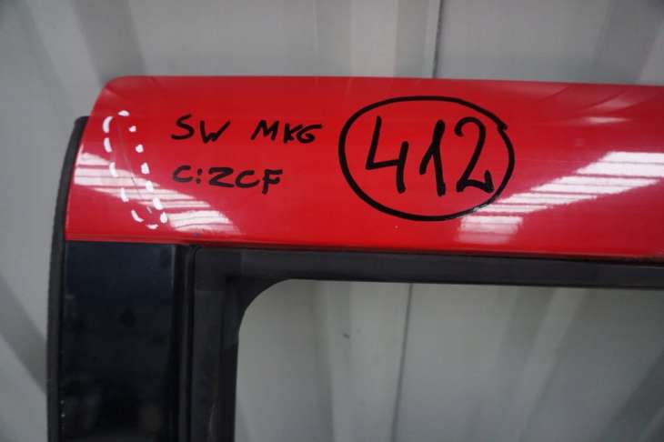 Suzuki Swift Mk6 III Drzwi Lewe Tylne Zcf Czerwone Szyba Nr.412 - Image 2