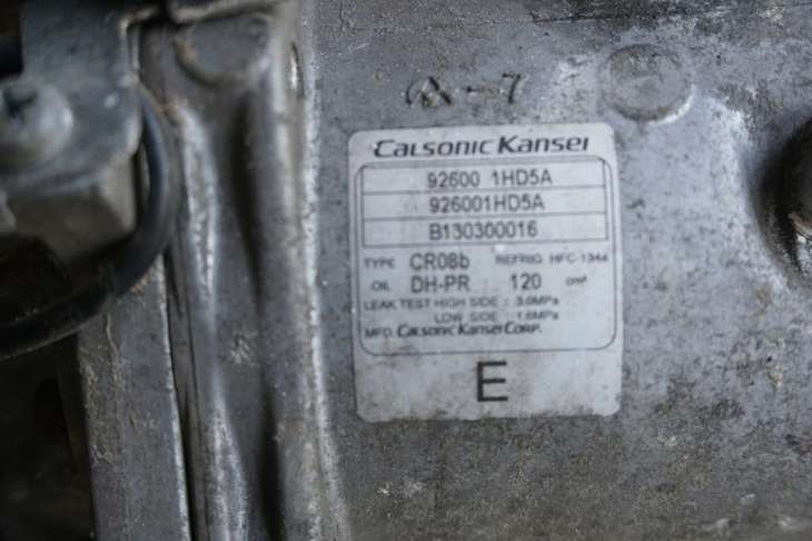 Nissan Micra K13 Sprężarka Kompresor Klimatyzacji 92600-1hd5a Hr12 - Image 2