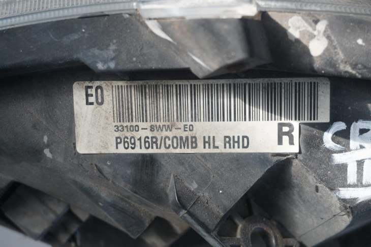 Honda Cr-V III Lampa Prawa Przednia 33100-Sww-E0 Uk Nr.10 - Image 6