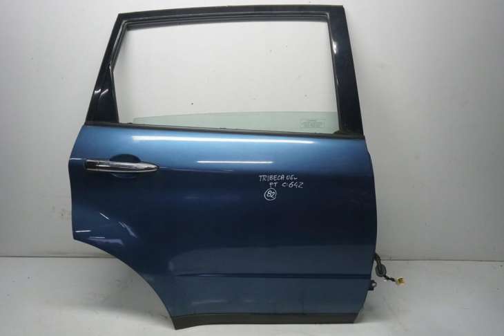 Subaru Tribeca B9 Drzwi Prawe Tylne 64z Niebieskie Szyba