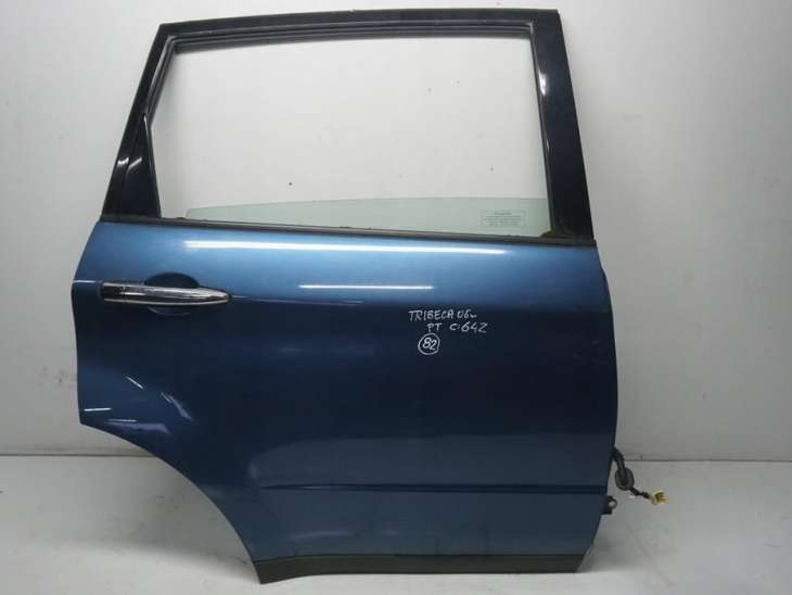 Subaru Tribeca B9 Drzwi Prawe Tylne 64z Niebieskie Szyba