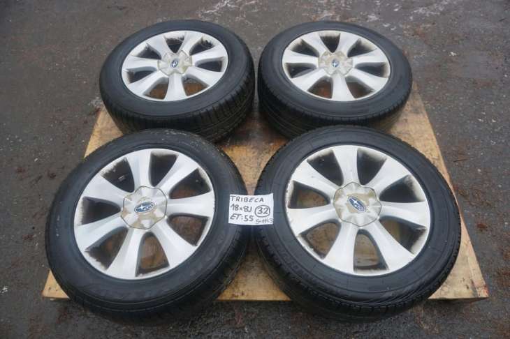 Subaru Tribeca B9 2005-2007r Felgi Aluminiowe 18x8j Et55 5x114,3 28111xa02b