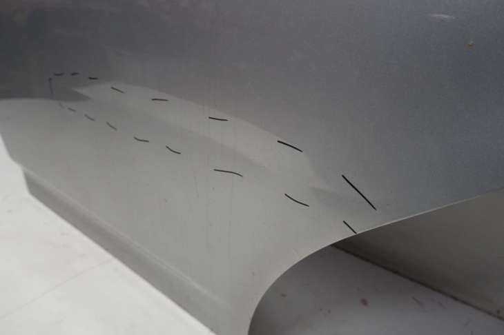 Honda Stream Drzwi Lewe Tylne Nh623m Srebrne - Image 2