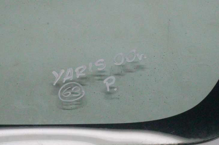 Toyota Yaris I 2000 Rok Szyba Karoseryjna Prawa Tył 3d Nr63 - Image 2