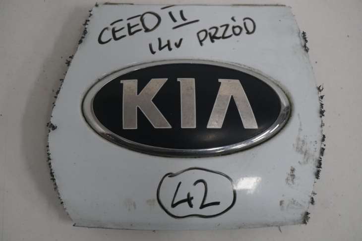 Kia Ceed II Emblemat Znaczek Zderzaka Przedniego 2013rok