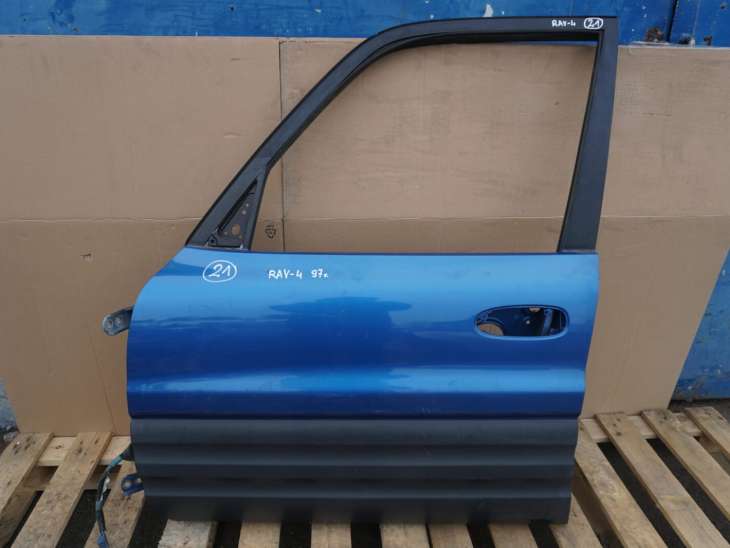 Toyota Rav4 Rav-4 I Drzwi Lewe Przednie Niebieskie 1997rok