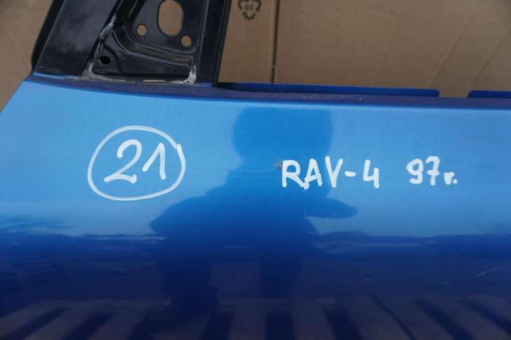 Toyota Rav4 Rav-4 I Drzwi Lewe Przednie Niebieskie 1997rok - Image 2