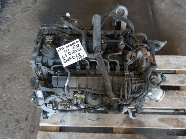 Kia Sportage III IX35 Silnik 1.7crdi D4fd D4fdcz Wtryskiwacze Z57712az00 ; 282012a850 ; 338002a800