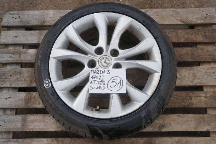 Mazda 3 6 Felga 17 5x114.3 205/50r17 Nr.51 - obrazek 4