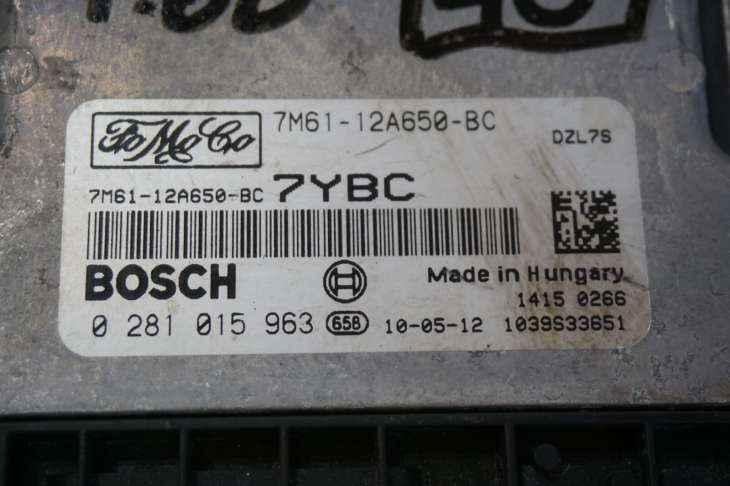 Mazda 3 Bl Komputer Sterownik Silnika 7ybc 7m61-12a650-Bc - Image 2