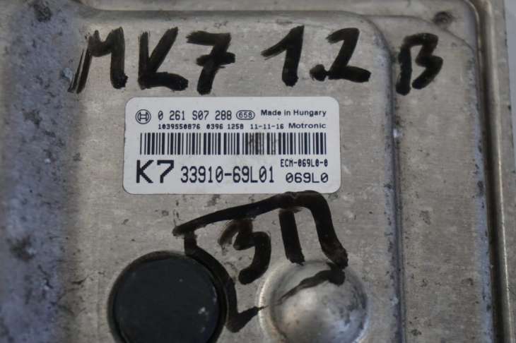 Suzuki Swift Mk7 Komputer Sterownik Silnika 33910-69l01 0261507288 - Image 2
