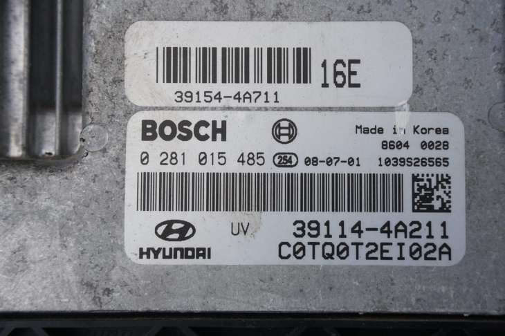 Hyundai I800 H1 Starex 2.5crdi D4cb 07-15r Sterownik Silnika 39114-4a211 ; 0281015485 Stacyjka - Image 2