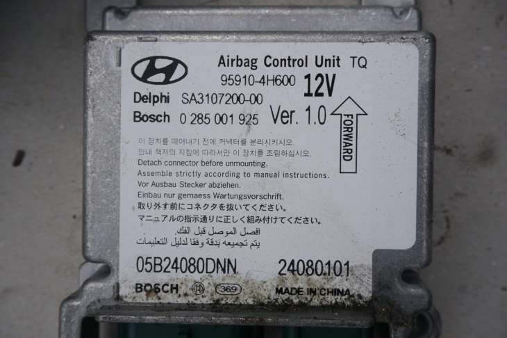 Hyundai I800 H1 Starex 2.5crdi D4cb 07-15r Poduszka Kierowcy Pas Bezpieczeństwa 8880-4h110 ; 88870-4h110 Tasma Sterownik Airbag 95910-4h600 ; 0285001925 - Image 3