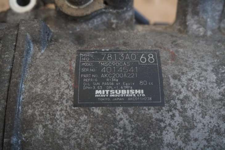Mitsubishi Outlander II Kompresor Sprężarka Klimatyzacji 7813a068 Mcs90cas 2.0did Nr.26 - Image 4