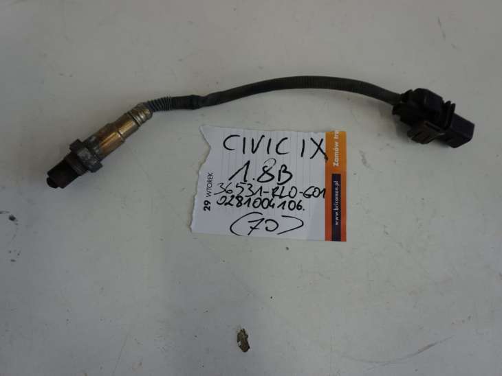 Honda CIVIc IX Cr-V Accord Sonda Lambda 2.2d 36531-Rl0-G01 0281004106 Nr.70
