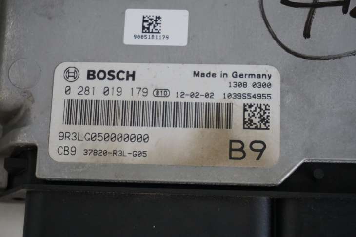 Honda CIVIc IX 2012r 2.2 Diesel Komputer Zestaw Startowy 0281019179 37820-R3l-G05 Nr.742 - Image 2