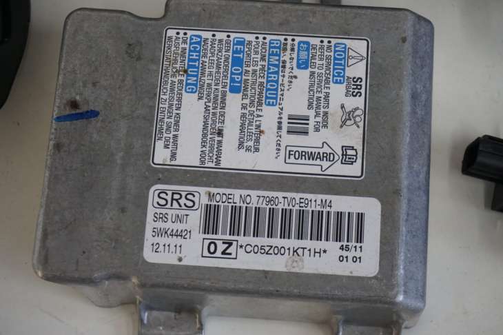 Honda CIVIc IX 2012 Rok Zestaw Airbag Poduszka Powietrzna Sterownik 77960-Tv0-E911-M4 Nr.512 - Image 5