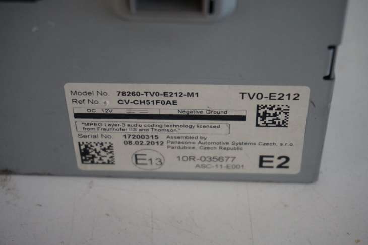 Honda CIVIc IX 2012r 2.2 Diesel Licznik Zegar Wyświetlacz Hr0406004 78260-Tv0-E212-M1 Nr.121 Uk - Image 5