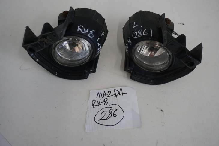 Mazda Rx-8 Halogen Lewy Prawy Ramka Komplet Nr.286