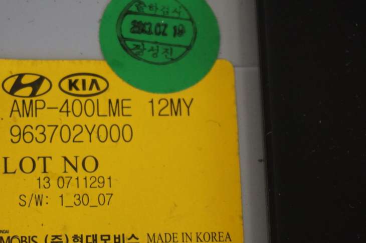Hyundai IX35 Wzmacniacz Radia 963702y000 Amp-400lme Nr.518 - Image 5