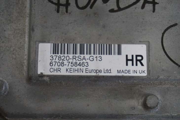 Honda CIVIc VIII Ufo 1.8b Komputer Sterownik Silnika 37820-Rsa-G13 Nr. - Image 3