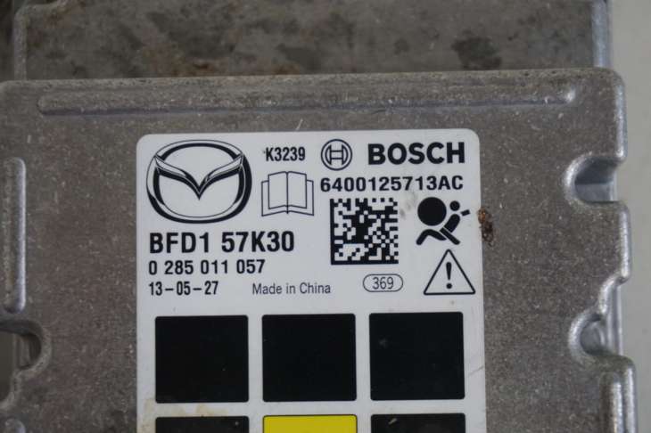 Mazda 3 Bl 2.2 Diesel Sterownik Poduszek Airbag Bfd157k30 0285011057 Nr.213 - Image 4