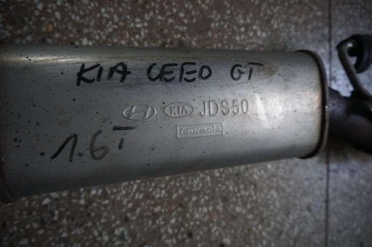 Kia Ceed II Gt Tłumik Układ Wydechowy Katalizator U2btb3 Jds50 - Image 3