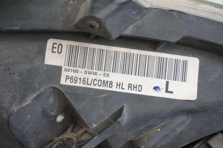 Honda Cr-V III 2008-2012r Lampa Lewa Przednia Ślizg 33150-Sww-E0 Angielska Nr.450 Uk - Image 7