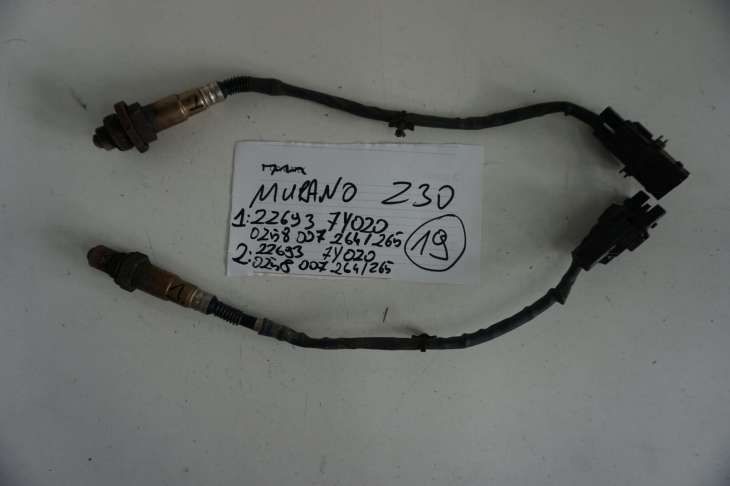 Nissan Murano Z50 Sondy Lambda 226937y020 0258007264/265 Nr.19