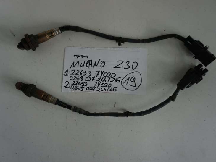 Nissan Murano Z50 Sondy Lambda 226937y020 0258007264/265 Nr.19