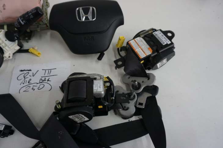HONDA CR-V III 2008-2012R PODUSZKI POWIETRZNE ZESTAW AIRBAG STEROWNIK 77960-swa-g214-m4 NR.250 - Image 3