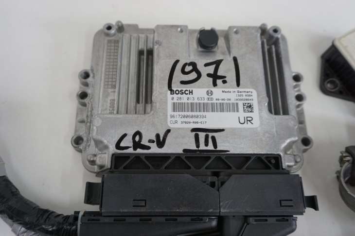HONDA CR-V III 2007-2012R 2.2DIESEL KOMPUTER ZESTAW STARTOWY 0281013633 NR.97 - Image 2