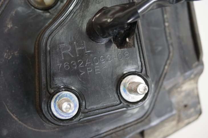 MITSUBISHI LANCER VIII X 2009R LUSTERKO PRAWE 7 PIN KOLOR: P26 UK 7632A202 - Image 6