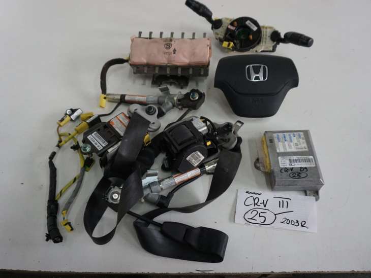 HONDA CR-V III 2007-2012R PODUSZKI POWIETRZNE ZESTAW AIRBAG 77960-SWA-E231-M4 NR.25