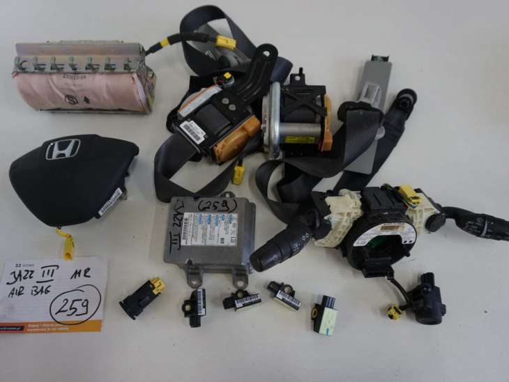HONDA JAZZ III ZESTAW AIRBAG PODUSZKI PASY BEZPIECZENSTWA STEROWNIK 77960-tf0-E821-M3