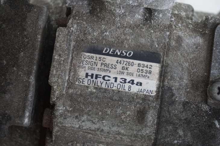 HONDA CR-V III 2008-2012R 2.2 DIESEL KOMPRESOR KLIMATYZACJI 447260-6342 HFC134A USZKODZONY! - Image 10