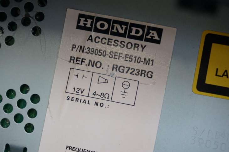 HONDA ACCORD VII RADIO PANEL KLIMATYZACJI 39050-SEF-E510-M1 - Image 4