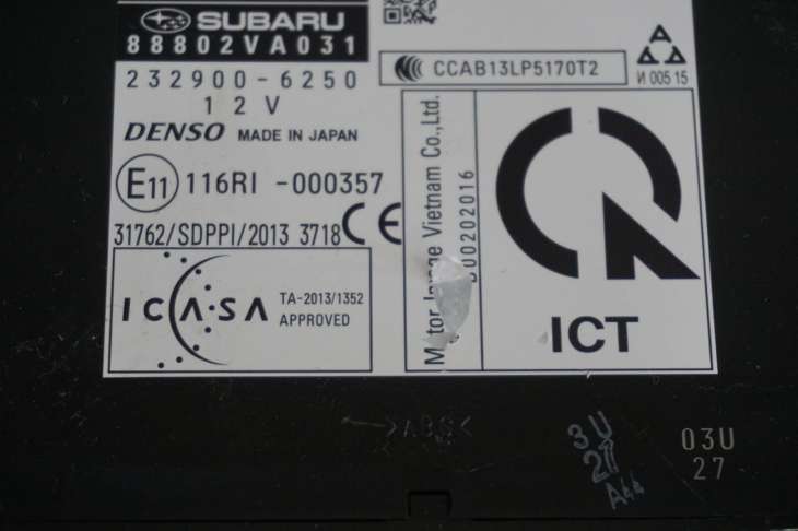 SUBARU LEVORG STEROWNIK SILNIKA 22765AK340 1.6TURBO - Image 7