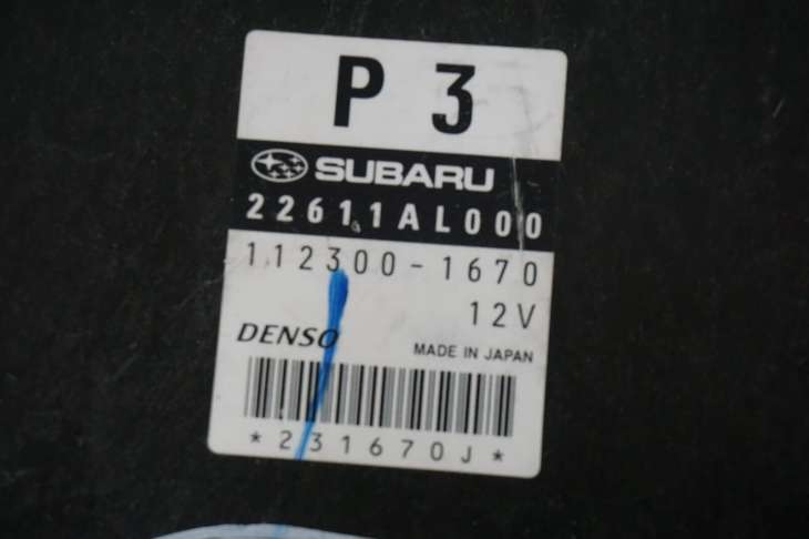 SUBARU LEGACY IV OUTBACK III 2004-2008R KOMPUTER STEROWNIK SILNIKA 22611AL000 - Image 7