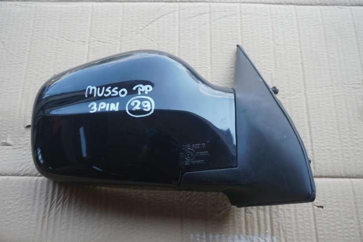DAEWOO MUSSO LUSTERKO LEWE CZARNE NAKŁADKA EUROPA