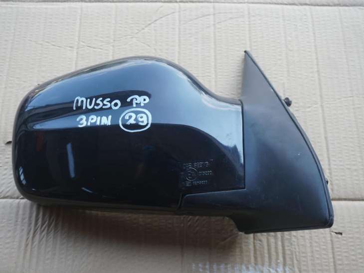 DAEWOO MUSSO LUSTERKO LEWE CZARNE NAKŁADKA EUROPA